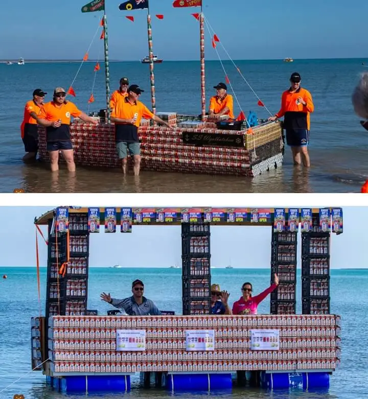 Must-go Australia Festivals : Darwin Lions Beer Can Regatta